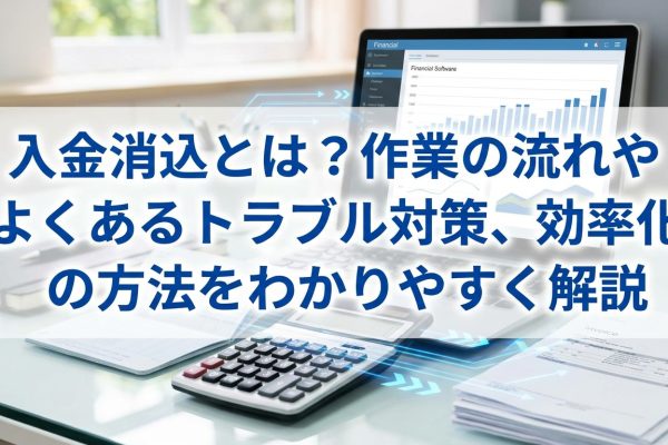 入金消込とは？作業の流れやよくあるトラブル対策、効率化の方法をわかりやすく解説