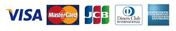 VISA/MasterCard/JCB/Diners/AmericanExpress