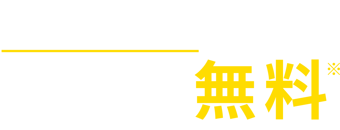 初期費用半額。月額費用1年間半額