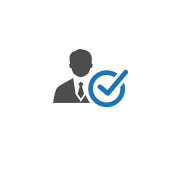 売掛金保証を示すアイコン