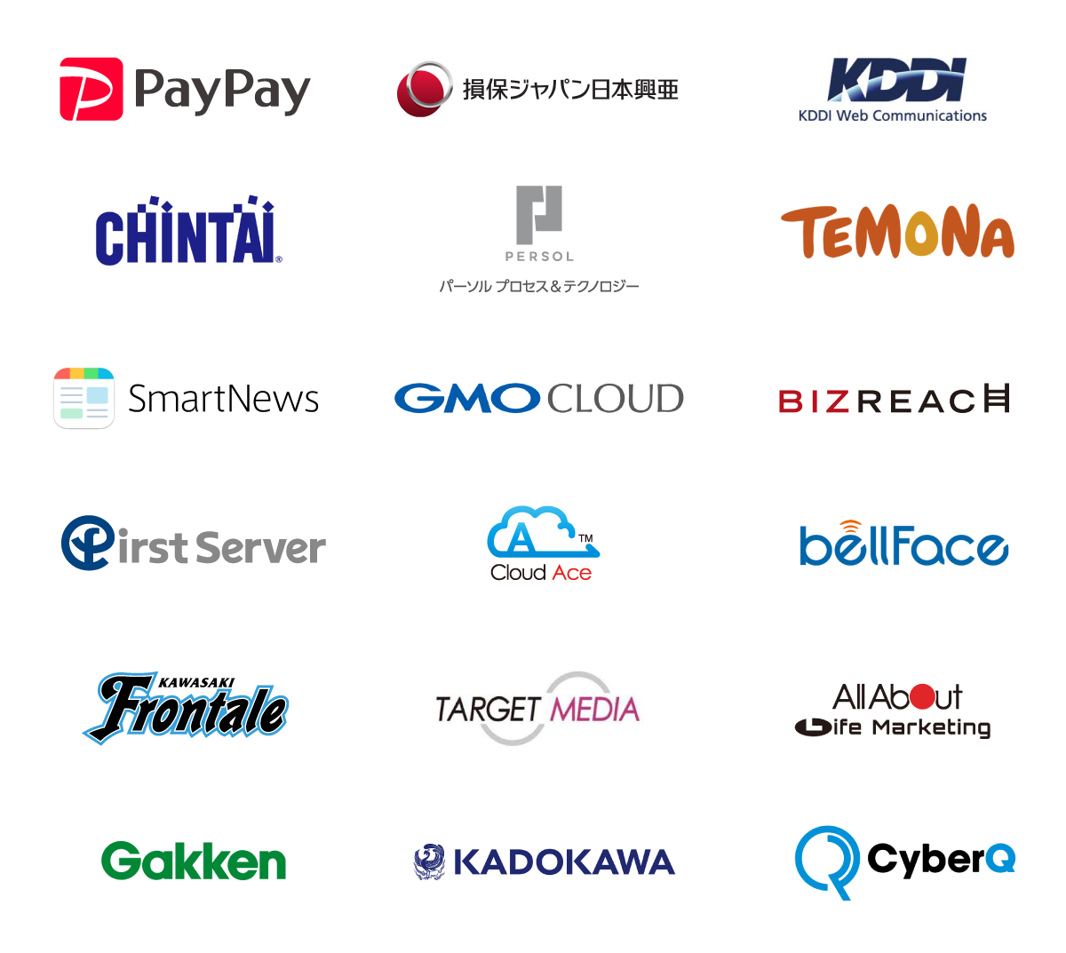 サブスクリプション企業支援実績一覧